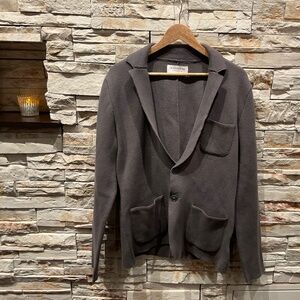 Everlane Women’s 100% Cotton  Knit Blazer , Heather Gray , Size M